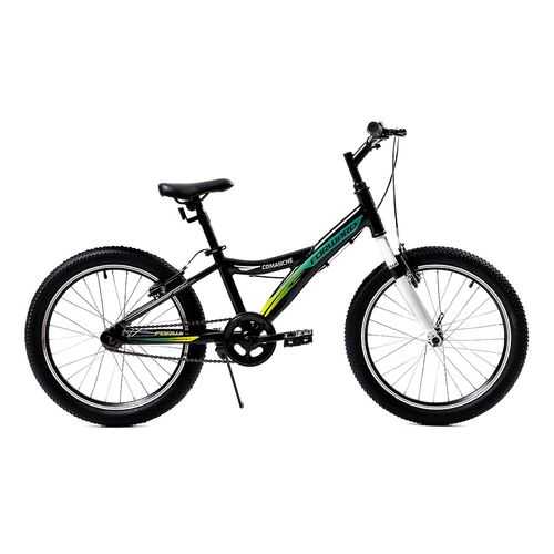 Велосипед Forward Comanche 20 1.0 2019 10.5 черный/зеленый в Декатлон