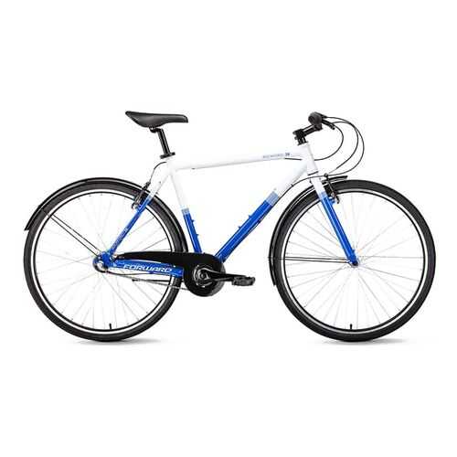 Велосипед Forward Rockford 28 2019 21.3 белый/синий в Декатлон