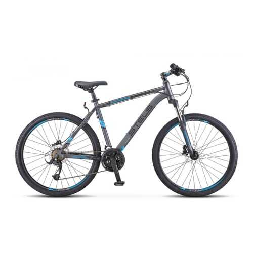 Велосипед Stels Navigator 640 D V010 2019 15.5 серый/синий в Декатлон