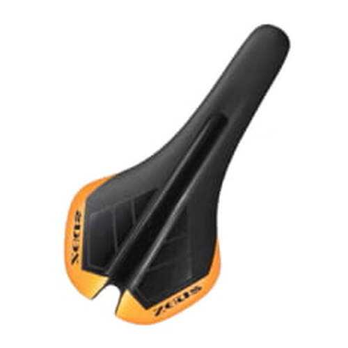 Седло вело ZEUS Z-1014 MTB Sport 268*140mm,рельсы сталь,анатомическое,черное,291гр в Декатлон