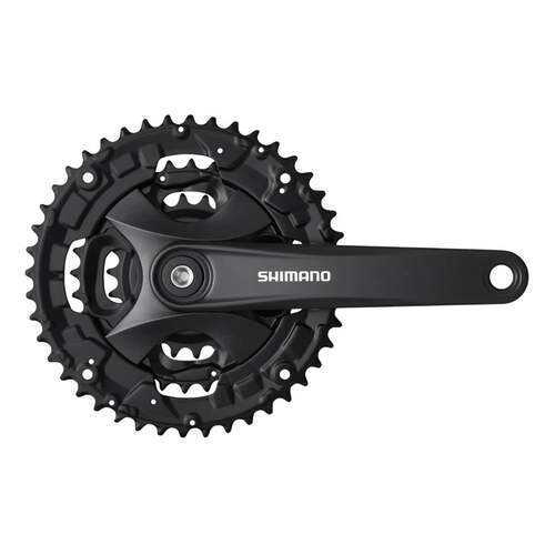 Шатун Shimano MT101 175мм 40/30/22 для 3*9 ск без защиты черный EFCMT101E002XLB в Декатлон