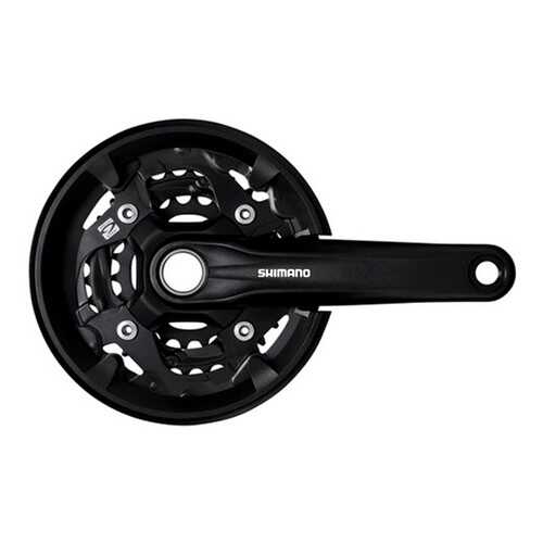 Шатун Shimano MT210 170мм 46/30 для 2*9 ск с защитой черный EFCMT210CX60CL в Декатлон