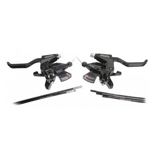 Шифтер/тормозная ручка Shimano Altus M310 лев/пр 3x8 тр.+оплетк черный ESTM3102PTA3L в Декатлон