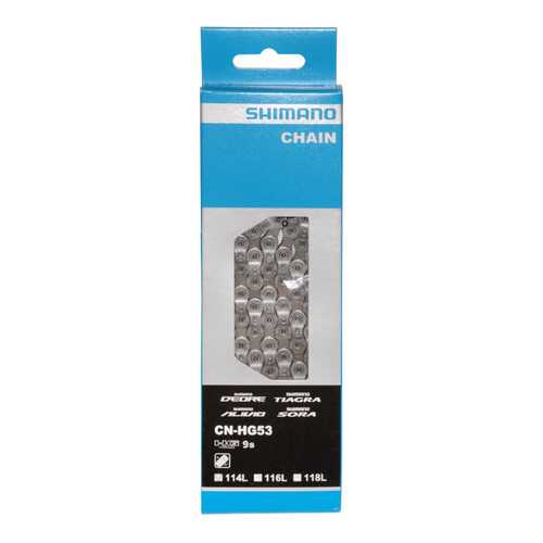 SHIMANO Цепь Shimano Deore HG53, 9ск, амп.пин (1шт) - 114 зв. в Декатлон