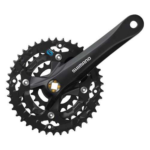 SHIMANO Система Shimano Acera, M361, 175мм, Кв, 42/32/22T, с защитой чёрный в Декатлон