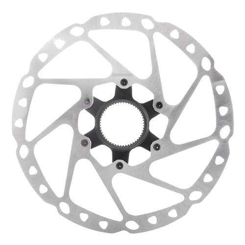 Тормозной диск Shimano Deore RT64 180мм C.Lock, с стоп. кольцом внешн. шлицы ESMRT64MEC в Декатлон