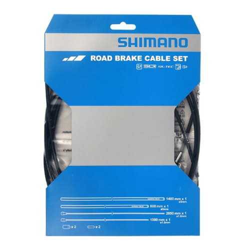 Трос тормоза с оболочкой Shimano Road опл.800мм/1400мм,трос1000мм/2050ммс конц Y80098011 в Декатлон