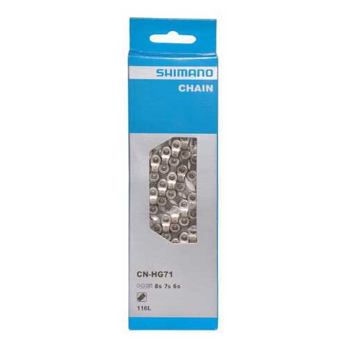 Велосипедная цепь Shimano HG71 1/2x3/32, 116 звеньев в Декатлон