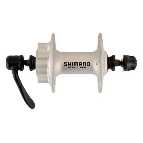 Втулка передняя Shimano M475 36 отв QR серебро EHBM475AS5 в Декатлон