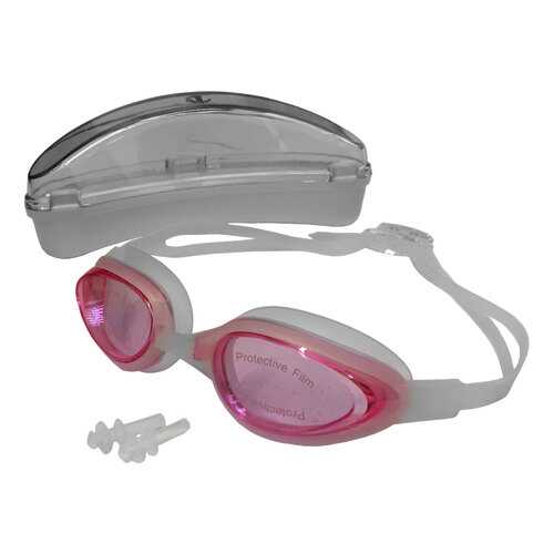 H10180-2 Очки для плавания силиконовые (розовый) в Декатлон