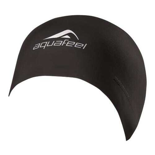 Шапочка для плавания Fashy Aquafeel Silicone Swim Cap 3046 черная (20) в Декатлон