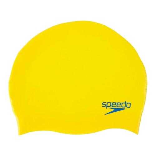 Шапочка для плавания Speedo Junior Plain Moulded 7668 yellow в Декатлон