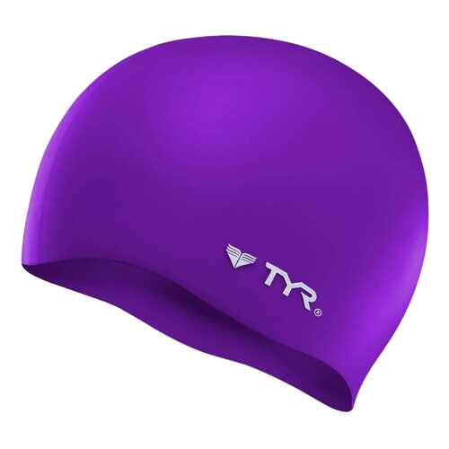 Шапочка для плавания TYR Wrinkle Free Silicone Cap 510 purple в Декатлон