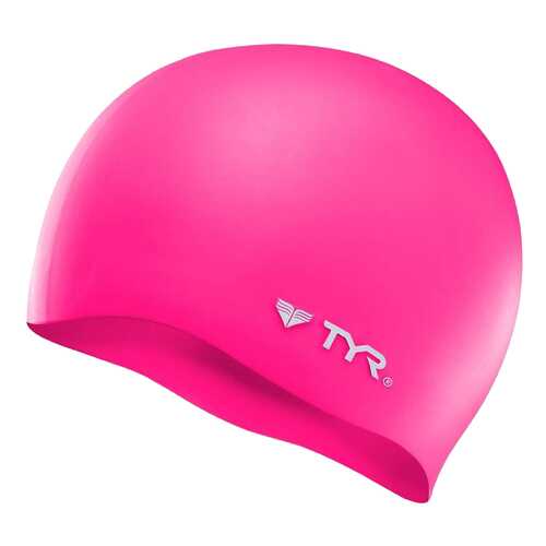 Шапочка для плавания TYR Wrinkle Free Silicone Cap 693 pink в Декатлон