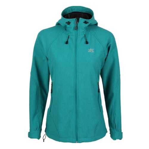Куртка женская Glory Soft Shell изумрудный меланж 44/158-164 в Декатлон