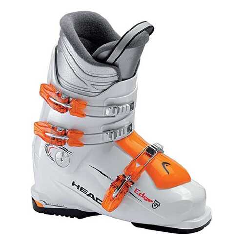 Горнолыжные ботинки HEAD Edge J3 2011, white/orange, 24.5 в Декатлон