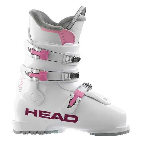 Горнолыжные ботинки HEAD Z3 2019, white/pink, 24.5 в Декатлон