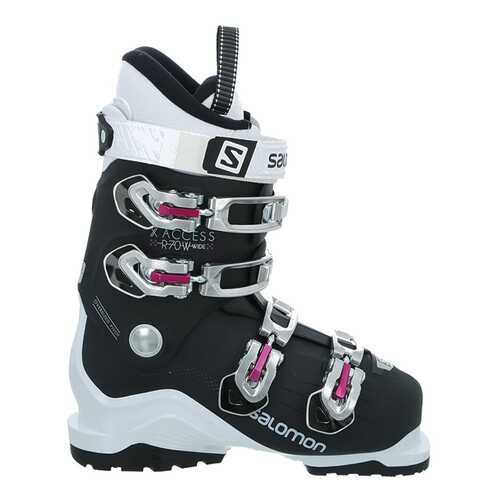 Горнолыжные ботинки Salomon X Access R 70 W Wide 2019, white/black/purple, 23.5 в Декатлон