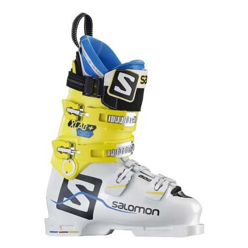 Горнолыжные ботинки Salomon X Lab+ 110 2018, white/yellow, 24.5 в Декатлон