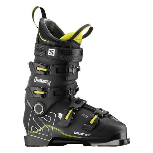 Горнолыжные ботинки Salomon X Max 110 Sport 2019, metallic black, 29.5 в Декатлон