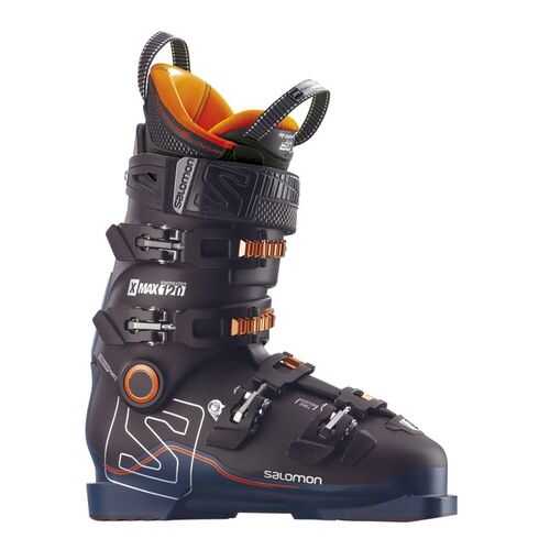 Горнолыжные ботинки Salomon X Max 120 2018, black/petrol black/orange, 25.5 в Декатлон