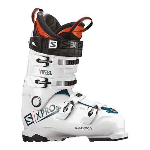 Горнолыжные ботинки Salomon X Pro 120 2019, white/blue/black, 27.5 в Декатлон