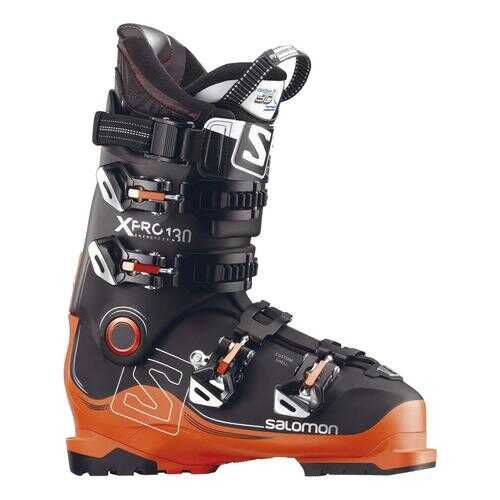 Горнолыжные ботинки Salomon X Pro 130 2018, black/orange/anthracite, 26.0 в Декатлон