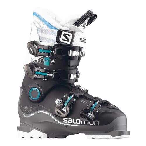 Горнолыжные ботинки Salomon X Pro 90 W 2018, black/anthracite/white, 23.0 в Декатлон