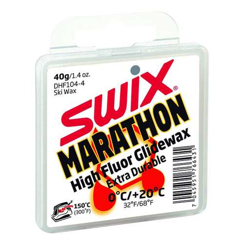 Мазь скольжения DHF104 White MARATHON 0C/+20C 40гр DH104-4 в Декатлон